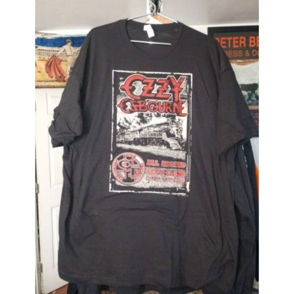 Ozzy Osbourne Crazy Train Tee Rare Size XL Band Rock - Picture 1 of 2